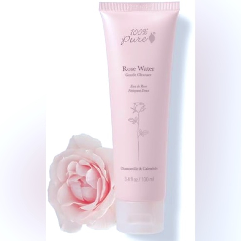100% Pure Rose Water Gentle Cleanser | NIB | Vegan & Natural ✨